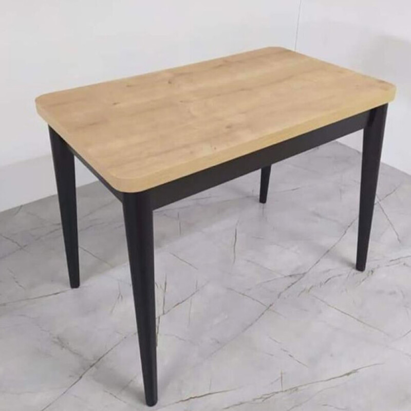 Meşeye Siyah Kasa Yıldız Masa